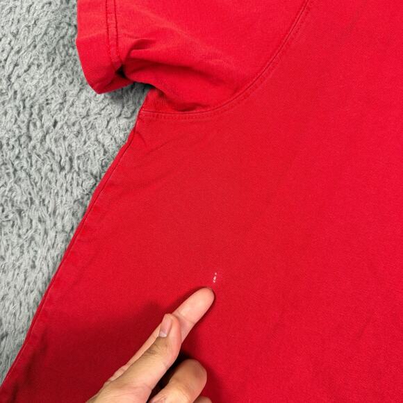 Abercrombie & Fitch Muscle Fit Shirt Mens M Red Longboard Instructor Vintage Y2K - Picture 6 of 10